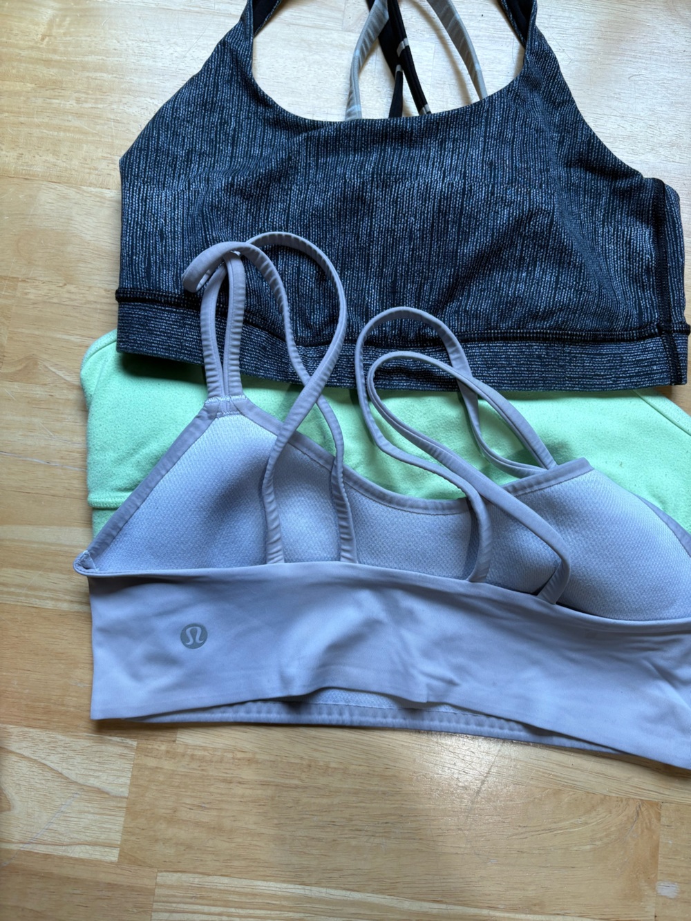 lululemon athletica women’s ' Light Gray Strappy Sports Bra and other